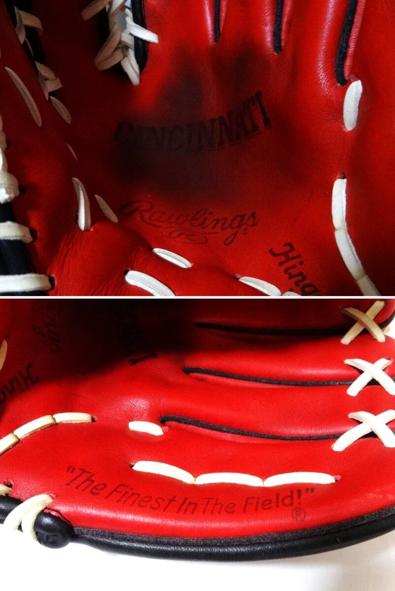 送料込 極美品 希少 ローリングス MLB Cincinnati Reds 軟式 内 送料込 極美品 希少 ローリングス MLB Cincinnati Reds 軟式 内