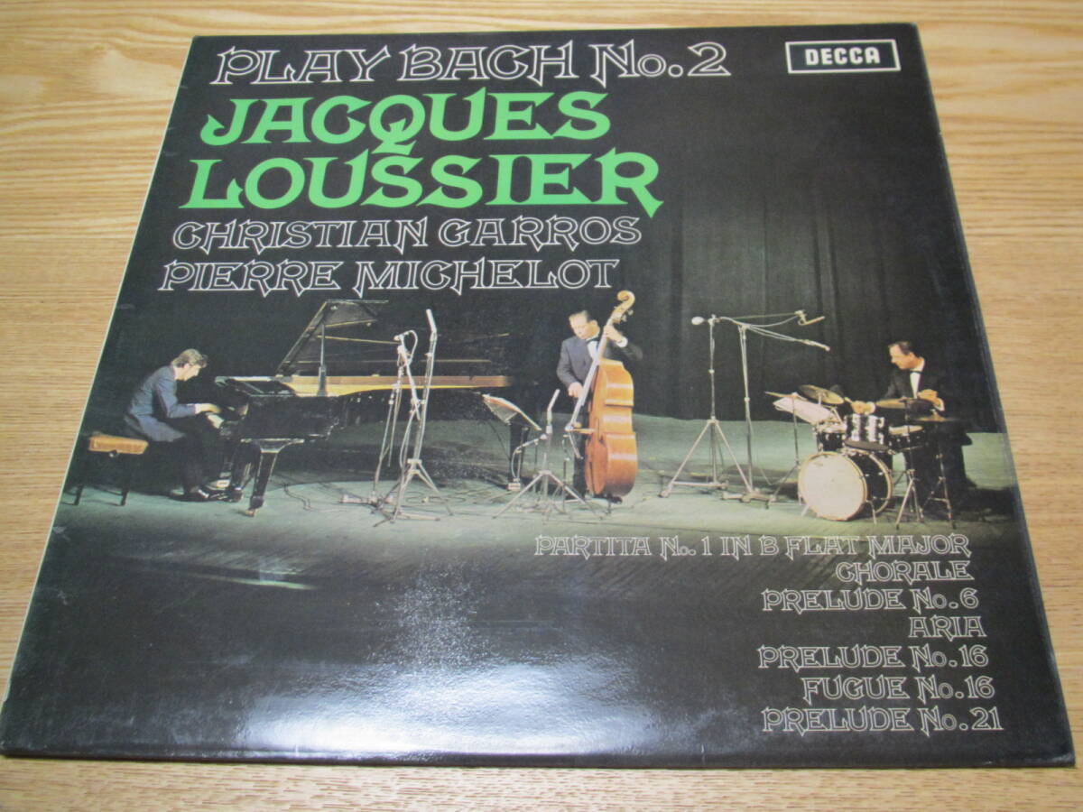 ☆ PLAY BACH. NO. ２ JACQUES LOUSSIER 『London オリジナル STEREO』☆