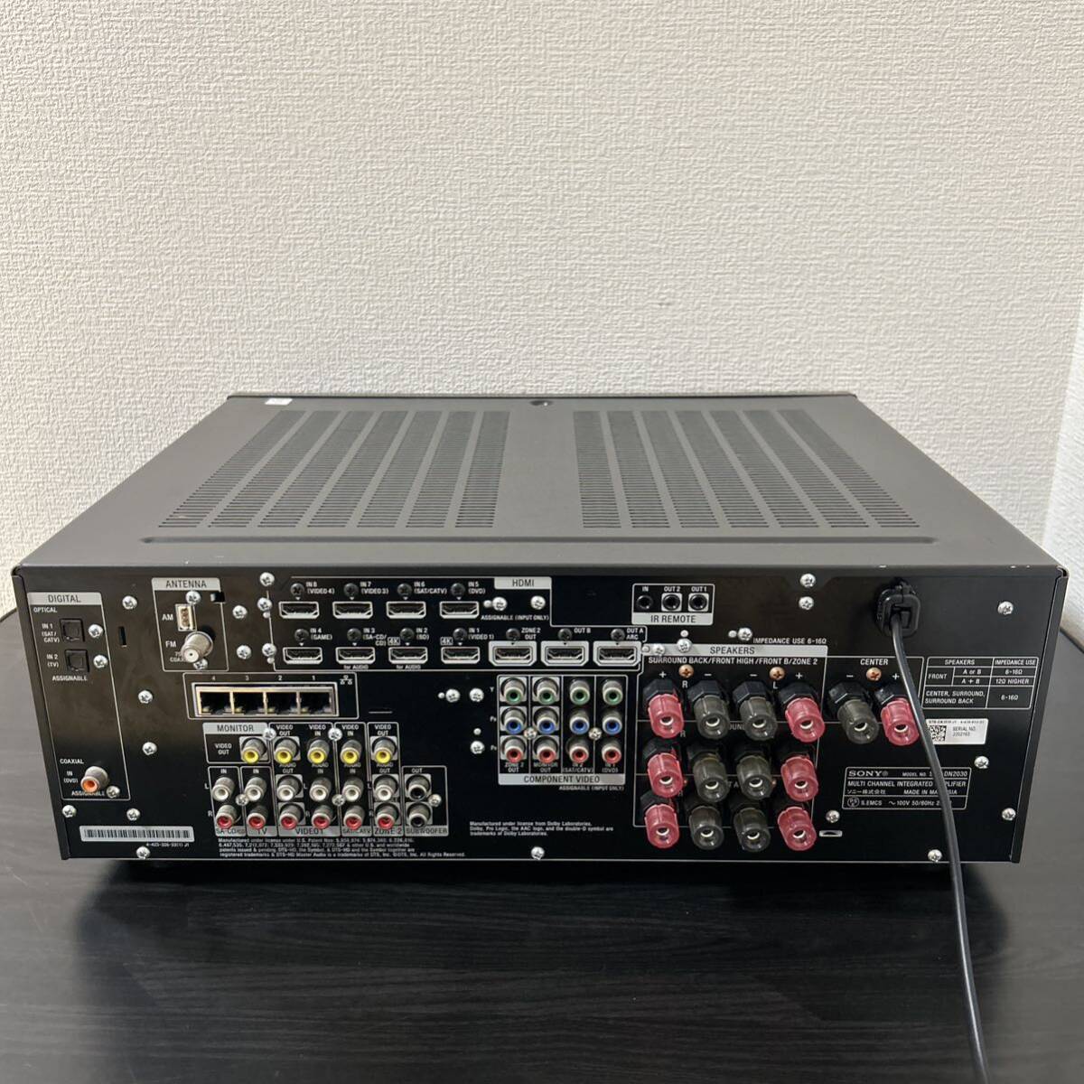 SONY STR-DN2030 7 1ch インテグレートアンプ 純正リモコン 取扱 SONY STR-DN2030 7 1ch インテグレートアンプ 純正リモコン 取扱