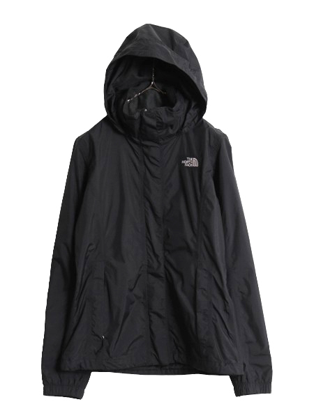ノースフェイス HYVENT マウンテンパーカー ジャケット レディース S / The North Face アウトドア ジャンパー ナイロン マンパ ブラック