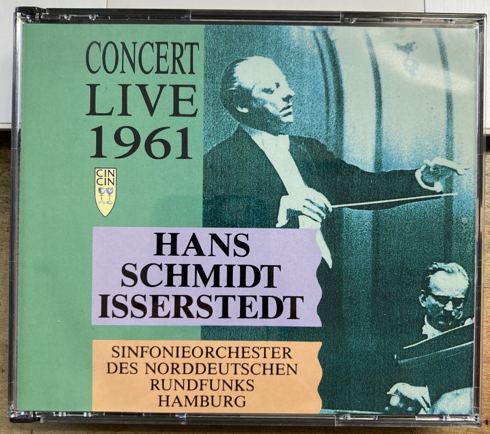 HANS SCHMIDT ISSERSTEDT：CONCERT LIVE 1961 【中古CD】 2枚組 イタリア盤 CCCD 1028/29