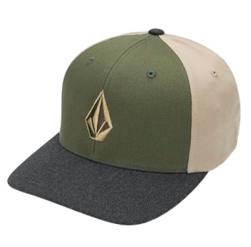 Volcom Full Stone Heather Flexfit Hat Cap Winter Moss S/M キャップ
