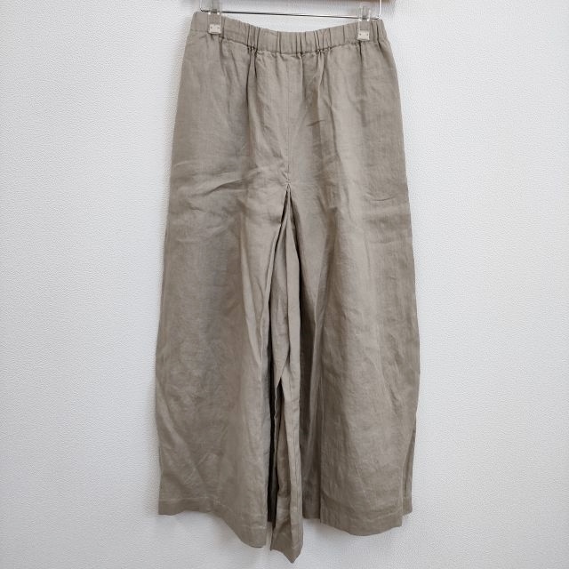 JOURNAL STANDARD リネンタックキュロット サイズ34 定価14300円 パンツ 23SS ベージュ ジャーナルスタンダード 4-0906M 243791