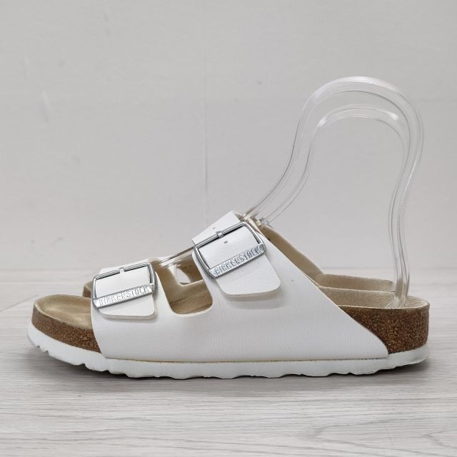 BIRKENSTOCK ARIZONA have zona37 size 24cm narrow width sandals white beige Birkenstock 4-0912S 244991