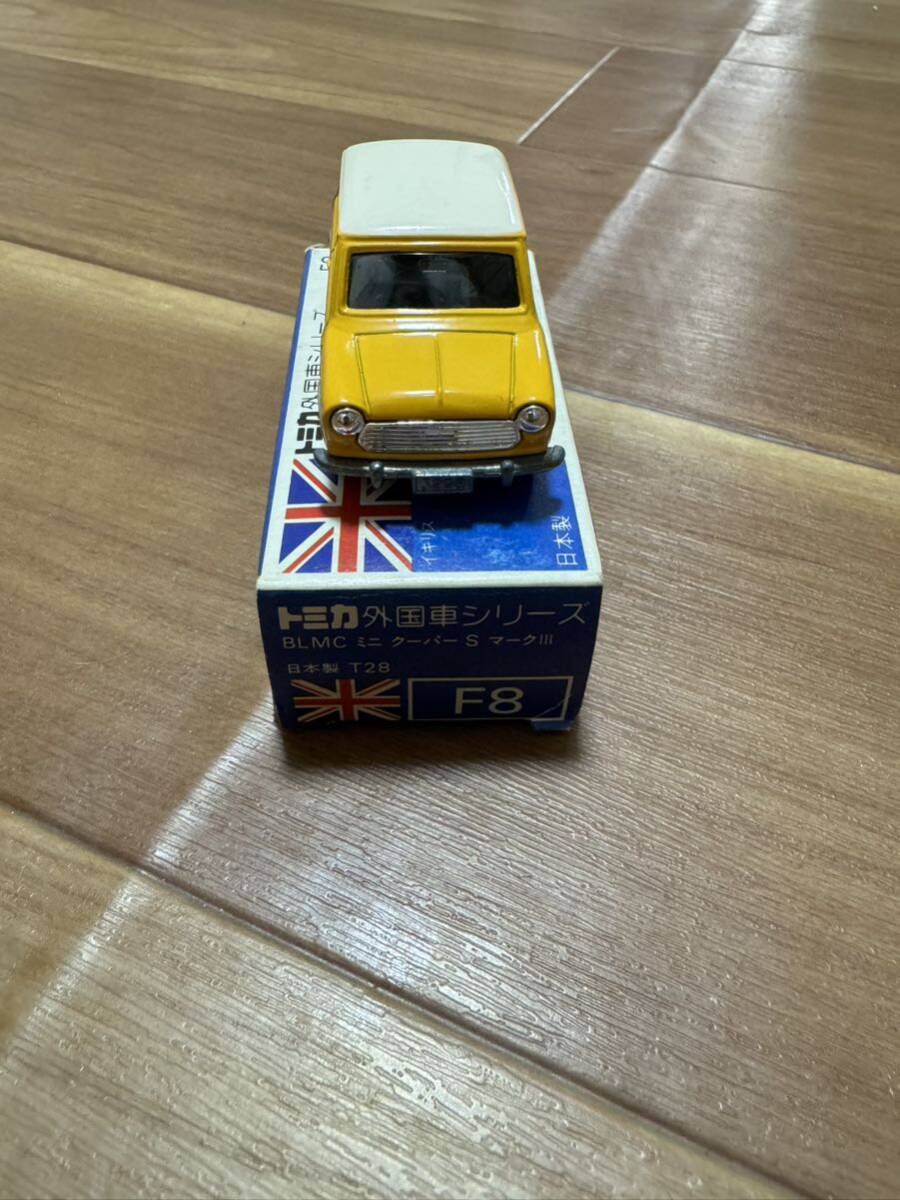 トミカ F8 青箱 ミニクーパー S マークⅢ BLMC 高島屋 黒ボディ トミカ F8 青箱 ミニクーパー S マークⅢ BLMC 高島屋 黒ボディ