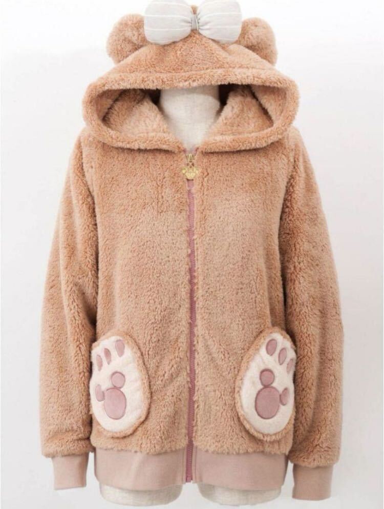 新品未使用☆シェリーメイ☆フード付きふわふわパーカー☆Mサイズ☆東京ディズニーシー購入☆ディズニーリゾート☆ダッフィー