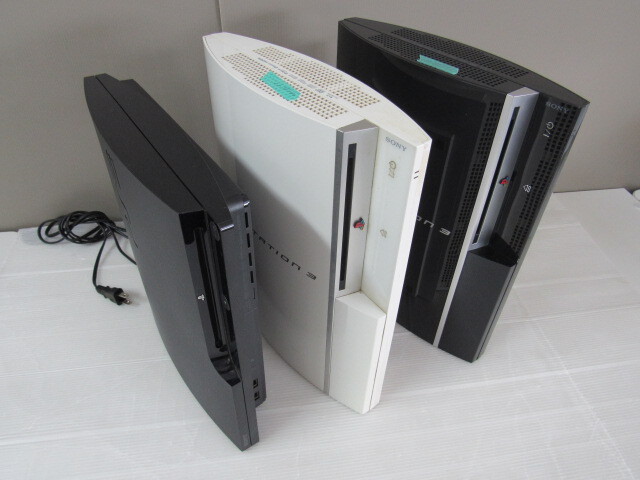 ジャンク / PS3 本体 3台セット / CECH-2500B ■ CECHL00 × 2 / 電源コード2本 まとめ売り SONY ソニー PlayStation3 プレステ3