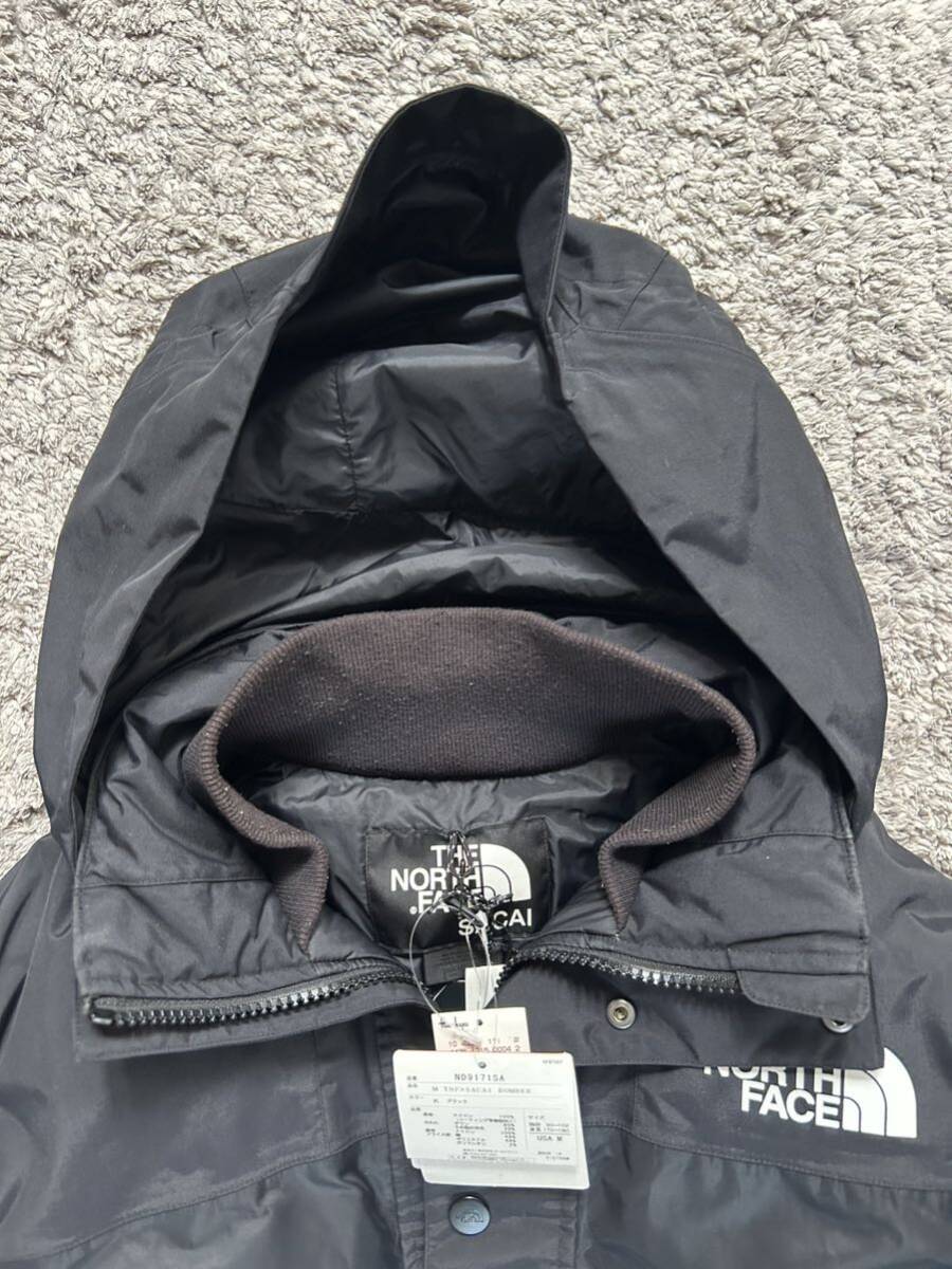 国内正規品 タグ付き sacai × The North Face ボンバー 国内正規品 タグ付き sacai × The North Face ボンバー