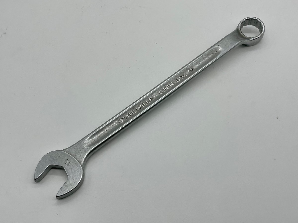 STAHWILLE (スタビレー) オープンボックス 片目片口スパナ 19mm OPEN BOX 15