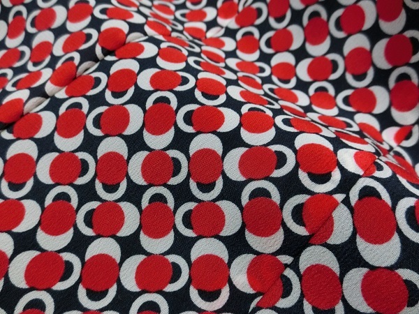 美品　EPOCA　エポカ　総柄　シルク　清楚　ワンピース?。矗? bimg=