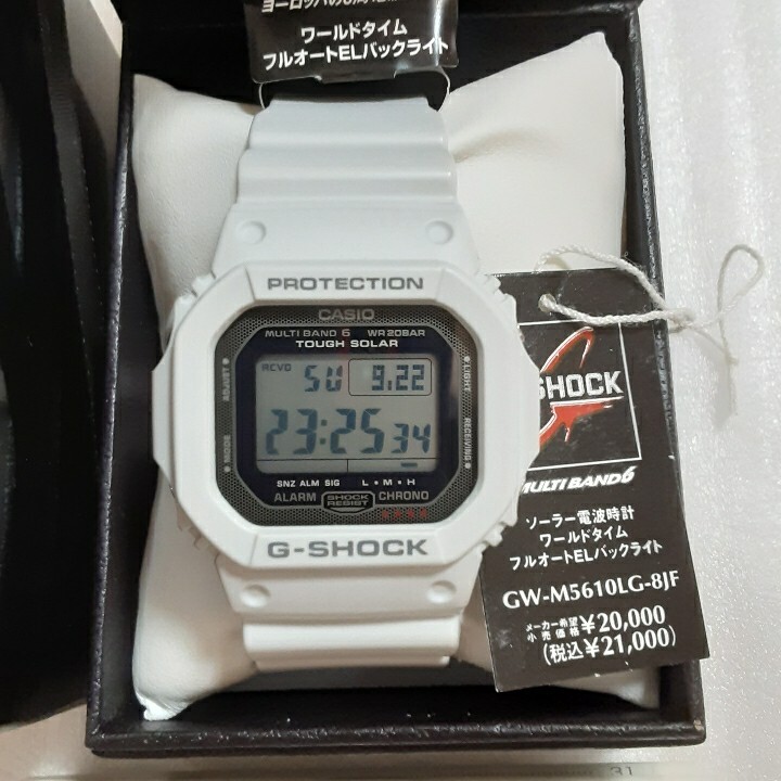 美品 生産終了 CASIO G-SHOCK ジーショック GW-M5610LG-8JF 電波 美品 生産終了 CASIO G-SHOCK ジーショック GW-M5610LG-8JF 電波
