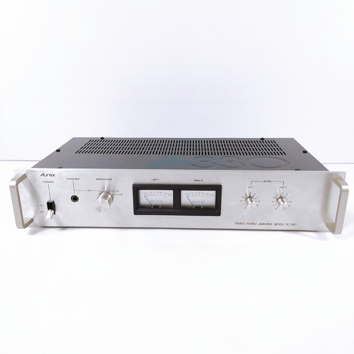 Toshiba 東芝 AUREX オーレックス power amplifier SC-330 Toshiba 東芝 AUREX オーレックス power amplifier SC-330