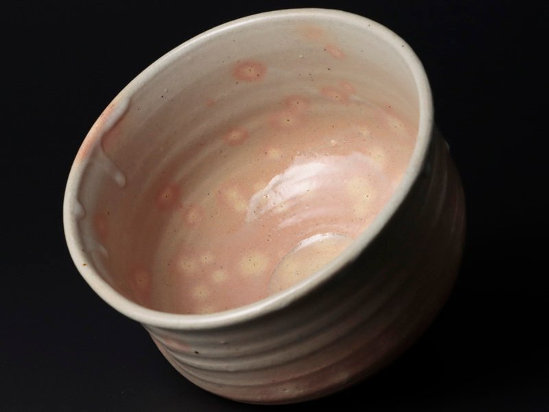 茶道具　御本茶碗　5代　清水六兵衛 古美味】五代清水六兵衛(六和) 御本茶碗 茶道具 保証品 S0cD