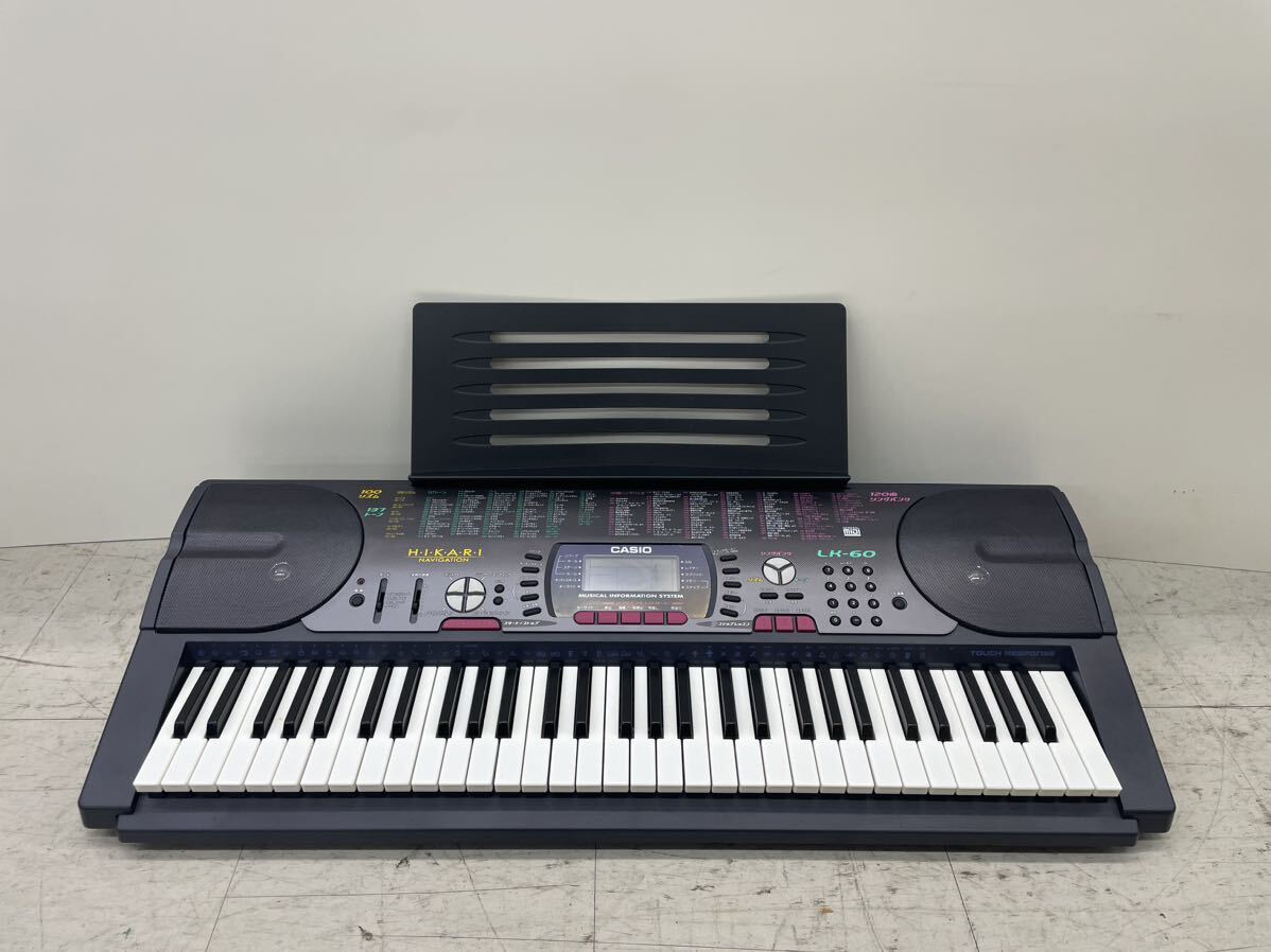 CASIO カシオ LK-60 120曲内蔵/137音色 光ナビゲーション CASIO カシオ LK-60 120曲内蔵/137音色 光ナビゲーション