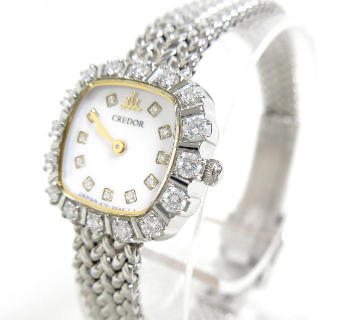 13700 SEIKO CREDOR セイコークレドール 1E70-0DT0 11Pダイヤ SS 13700 SEIKO CREDOR セイコークレドール 1E70-0DT0 11Pダイヤ SS