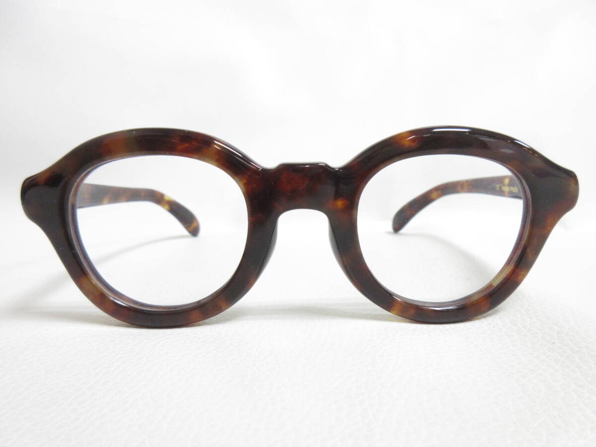 13738◆“12”homemade トゥエルブ・ホームメイド DRENC C9 度付きレンズ メガネ/眼鏡 定価5万 中古 USED
