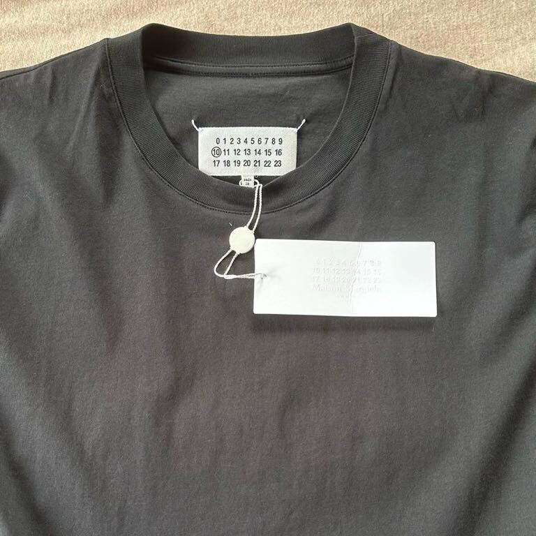 黒S新品40%off メゾンマルジェラ レギュラー オーガニック コットン Tシャツ 半袖 カットソー ブラック 23SS S Maison Margiela 10 メンズ