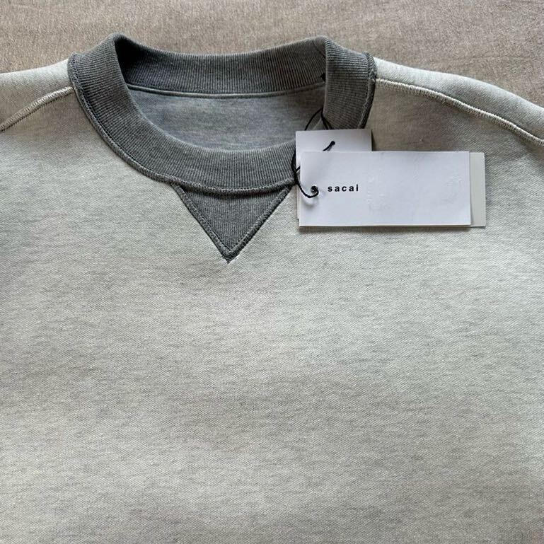 4新品 sacai メンズ 切り替え スポンジ スウェット シャツ 4新品 sacai メンズ 切り替え スポンジ スウェット シャツ