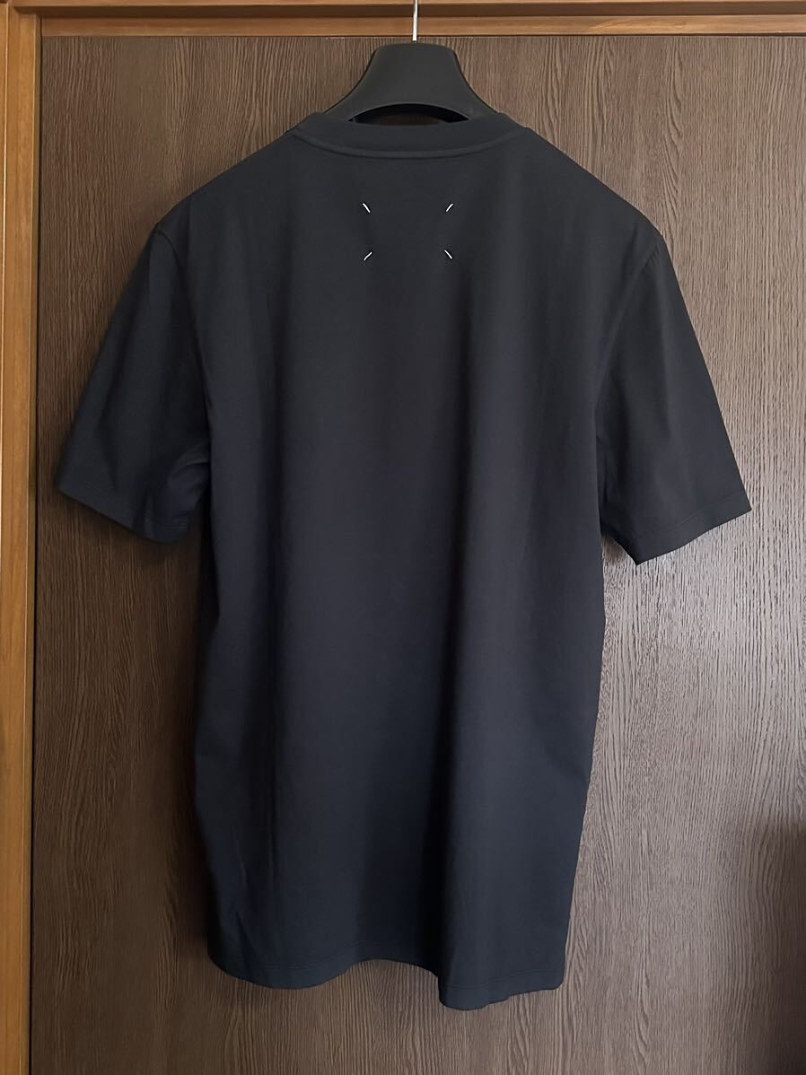 黒S新品40%off メゾンマルジェラ レギュラー オーガニック コットン Tシャツ 半袖 カットソー ブラック 23SS S Maison Margiela 10 メンズ