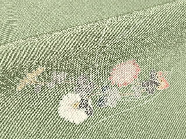 平和屋1■上質な小紋　草花文　逸品　CAAH4087id