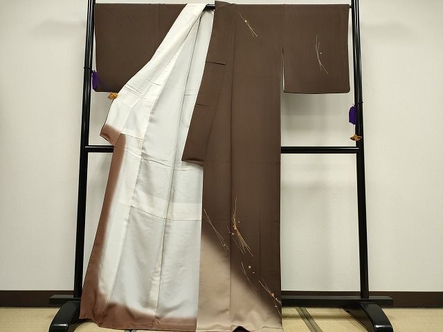 平和屋1■訪問着　駒刺繍　吉祥文　暈し染め　金彩　逸品　CAAl0813ng