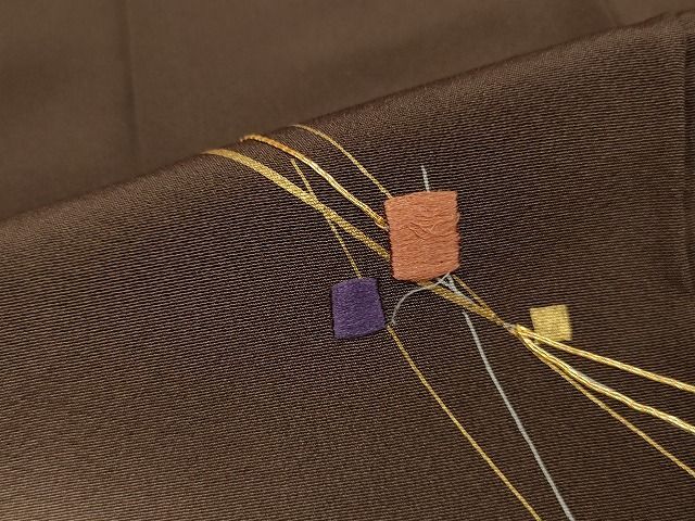 平和屋1■訪問着　駒刺繍　吉祥文　暈し染め　金彩　逸品　CAAl0813ng