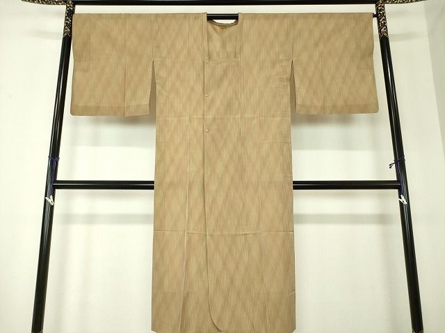 平和屋2■西陣　道行コート　ロング丈　スリーシーズン　春　夏　秋　塵除け　雨コート　煌ら　反端付き　逸品　DAAH5573ps