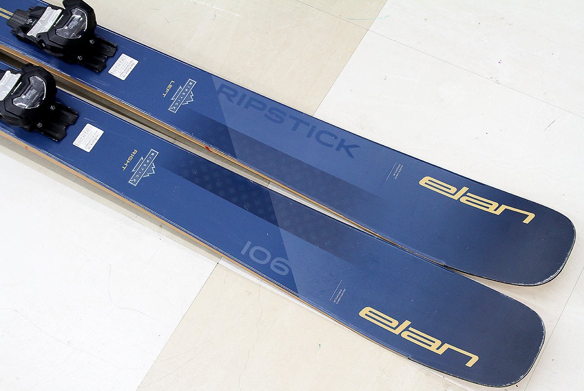 送料無料!!elan(エラン)スキー板 RIPSTICK 106 180cm + ATTACK14MN 23/24年モデル ビンディング付 リップスティック