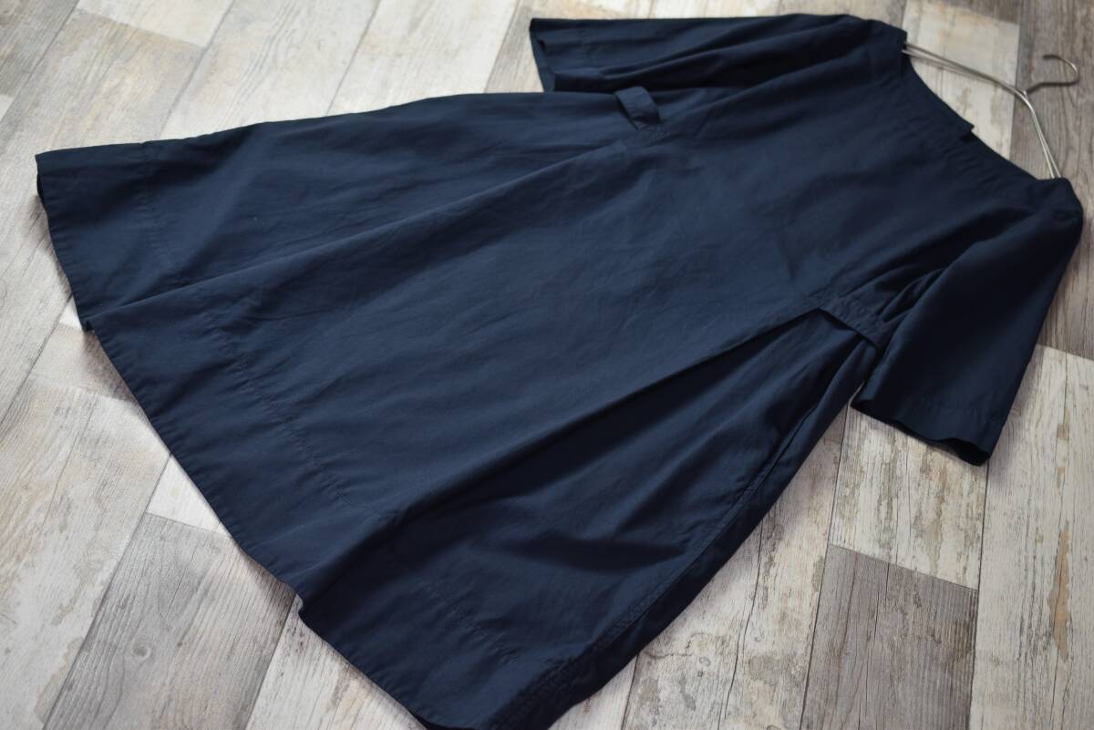 MHL. マーガレットハウエル コットンワンピース サイズⅡ 紺色 