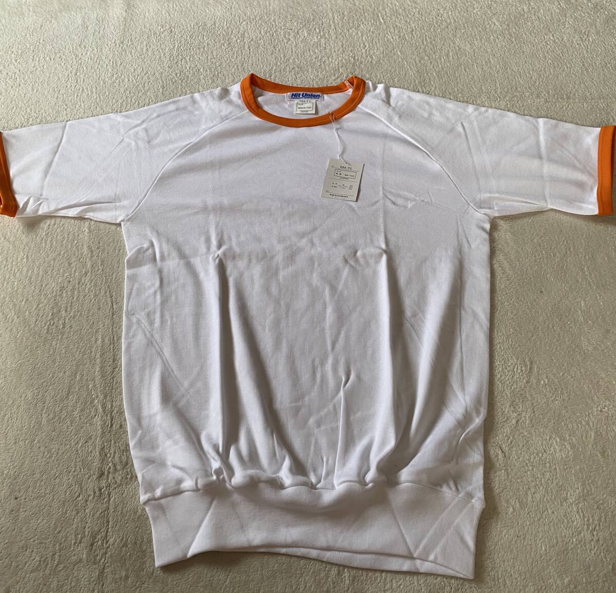 当時物　未使用　hit-union　ヒットユニオン　585ーTC 　体操服半袖　tシャツ　半袖tシャツ　サイズO 　KK1245