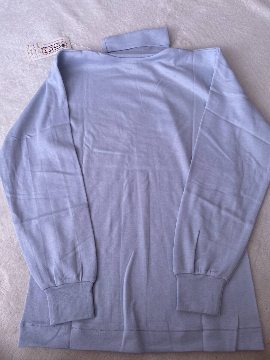当時物　未使用　デッドストック　SCOTT USA　長袖シャツ　ハイネック　カットソー　品番：BAK-151-05　サイズ：S　KK1147_画像5