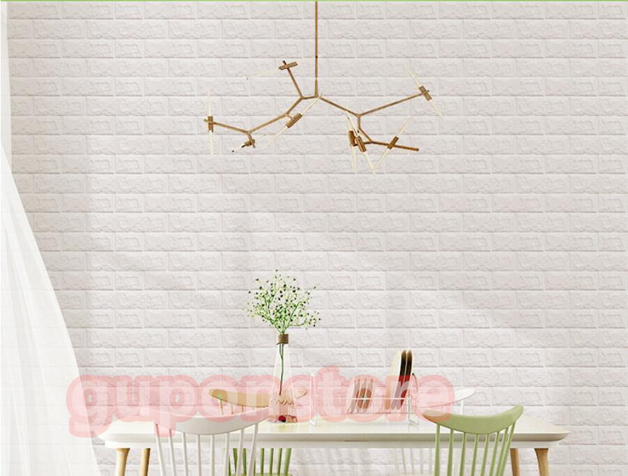 特売！ 超人気☆ 50枚 70cm×77cm 厚さ3mm 背景壁 3D立體レンガ模様壁紙 防水 汚い防止 カビ防止 エコ素材