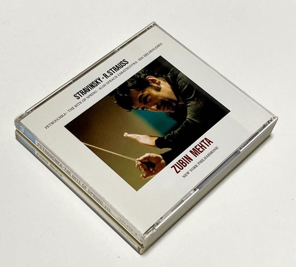 3CD/ ストラヴィンスキー：ペトルーシュカ、春の祭典、R.シュトラウス：ツァラトゥストラはかく語りき、英雄の生涯 / メーター& NYP