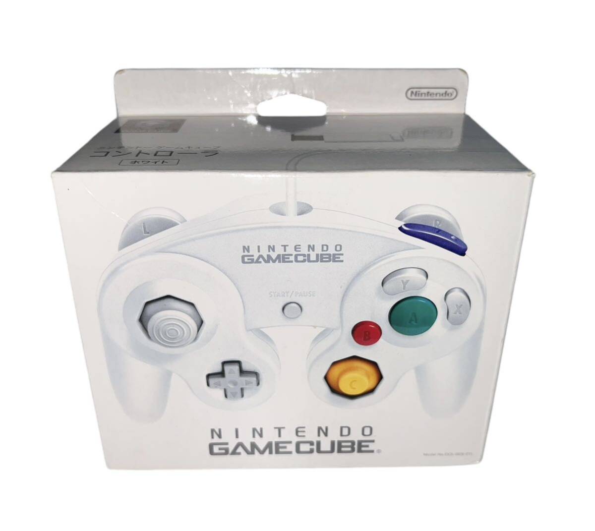 デッドストック　ほぼ未使用　ニンテンドーゲームキューブ　コントローラー　ホワイト