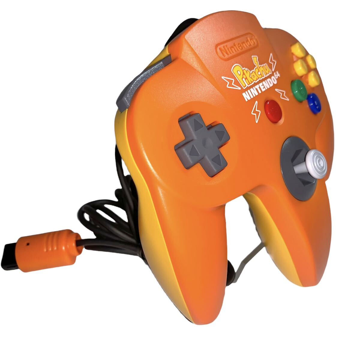 ニンテンドー64 コントローラー ピカチュウ オレンジ イエロー ニンテンドー64 コントローラー ピカチュウ オレンジ イエロー