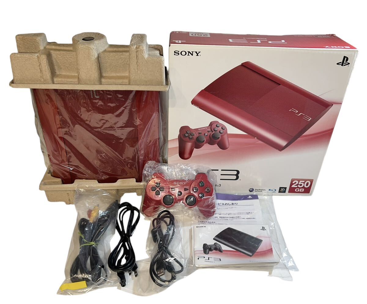 ps3 本体　PlayStation3 ガーネット レッド