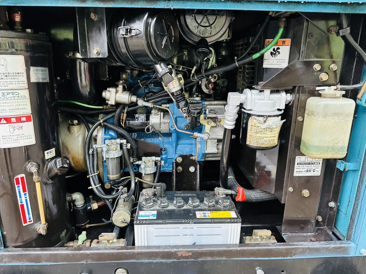 AIRMAN エアマン エンジン コンプレッサー型式 PDS90S AIRMAN エアマン エンジン コンプレッサー型式 PDS90S