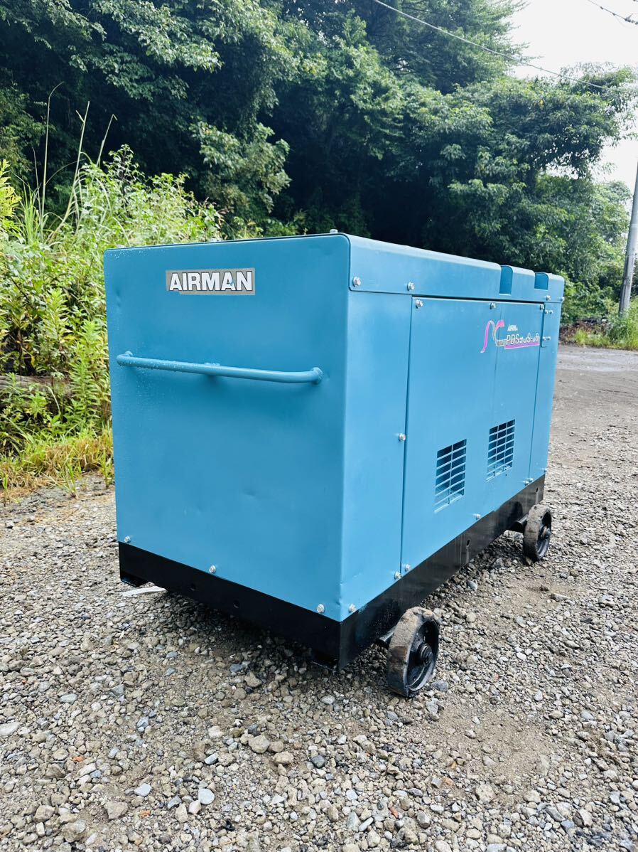 AIRMAN エアマン エンジン コンプレッサー型式 PDS90S AIRMAN エアマン エンジン コンプレッサー型式 PDS90S