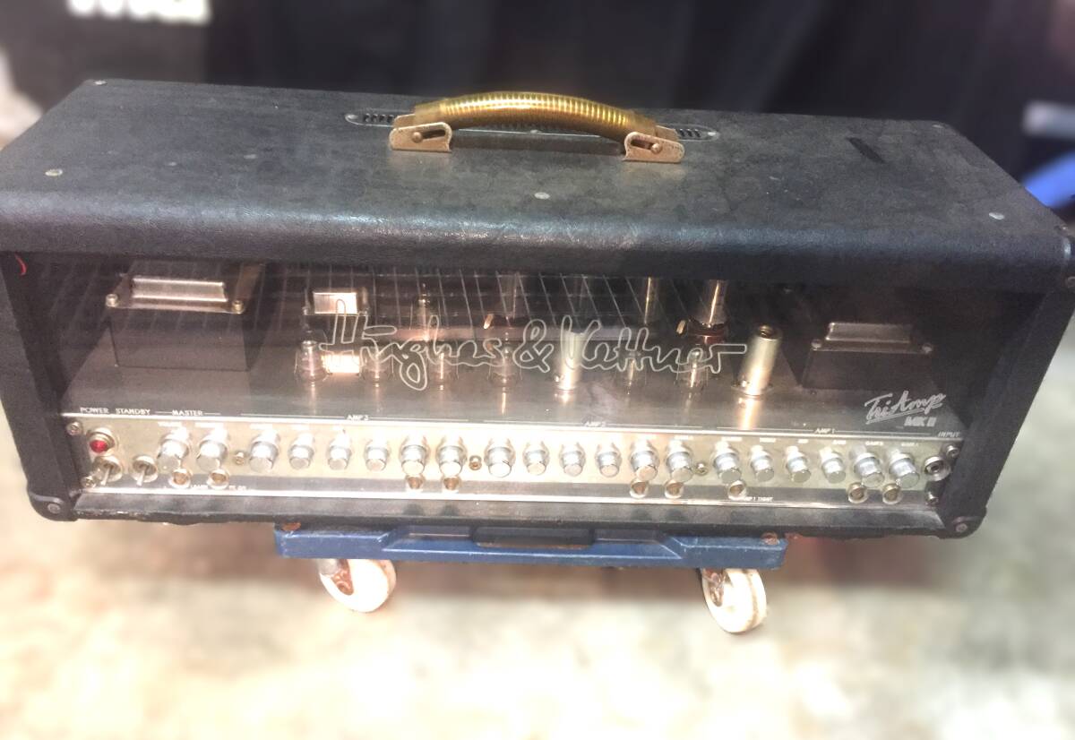 nt240918-018D8 Hughes＆Kettner TriAmp MKII ヒュースアンドケトナー トリアンプ マーク2 ギターアンプ ヘッド 中古 ジャンク 