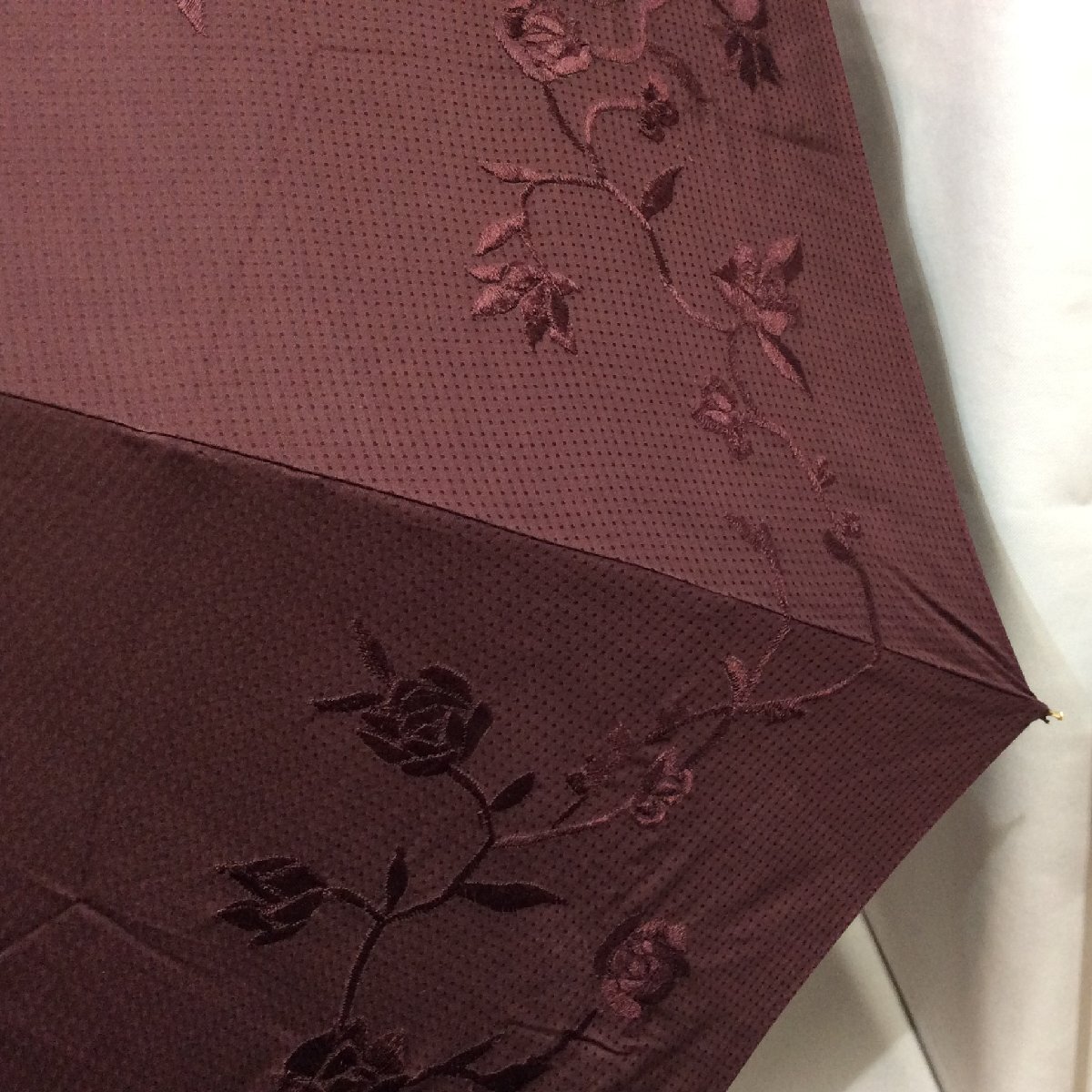 [ price cut ] new goods * folding parasol general merchandise shop commerce material purple floral print ....