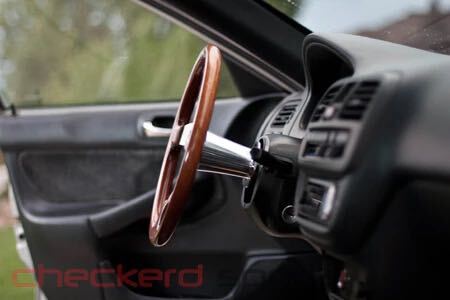 3-4 Checkerd sports EK/EM2/DC5/AP1,2用ステアリングボス【ロング】【ブラック】_画像4