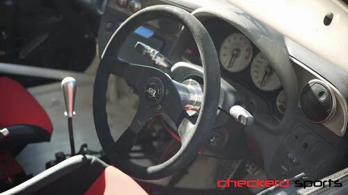 3-4 Checkerd sports EK/EM2/DC5/AP1,2用ステアリングボス【ロング】【ブラック】_画像3