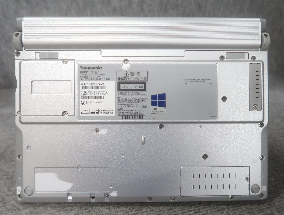 Panasonic CF-SX2ADHCS Core i5-3340M 2.7GHz 4GB DVDスーパーマルチ ノート ジャンク N38530| パソコン Panasonic CF-SX2ADHCS Core i5-3340M 2.7GHz 4GB DVDスーパーマルチ ノート ジャンク N38530| パソコン