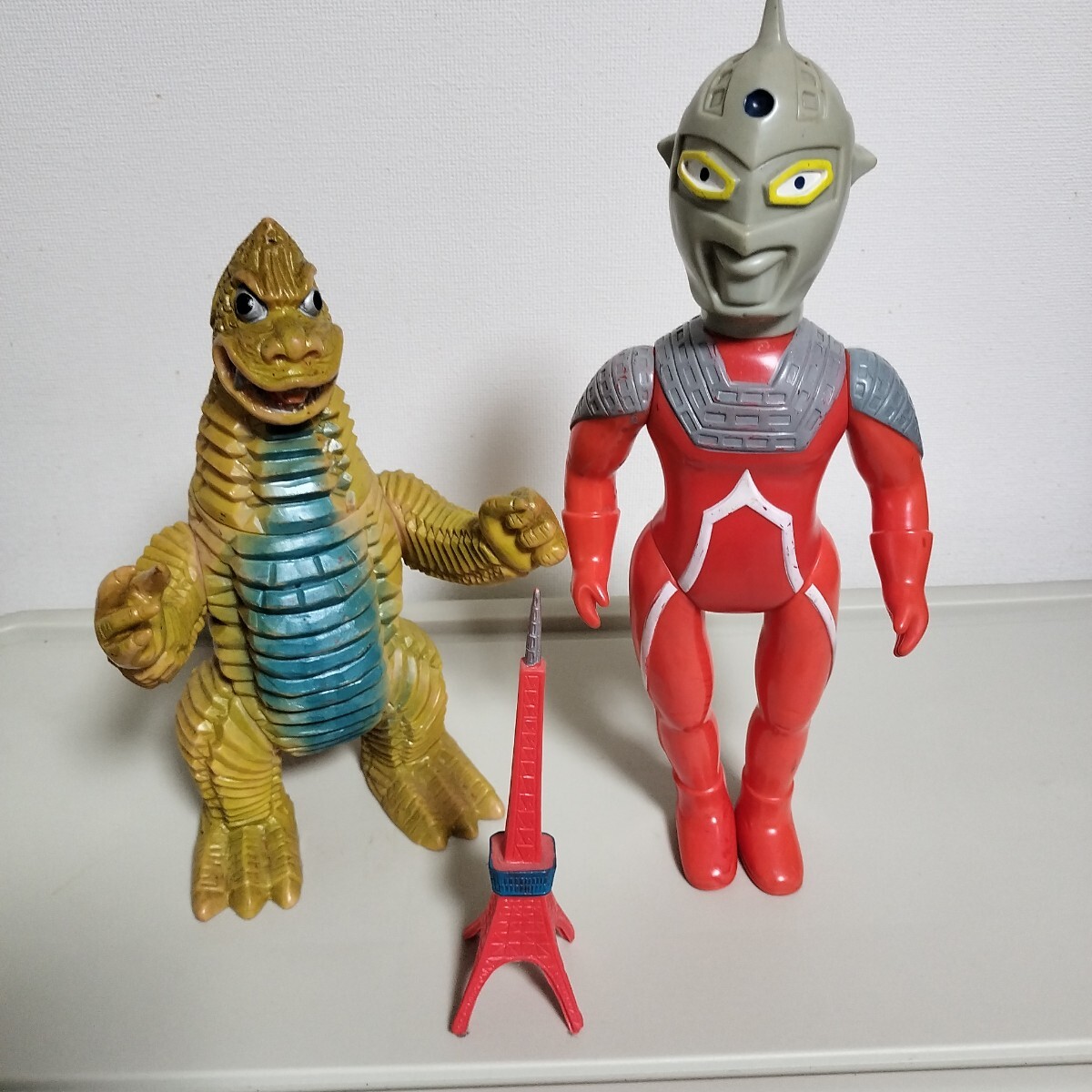 ブルマァク・ウルトラセブン・レッドキング・東京タワーの3点 ブルマァク・ウルトラセブン・レッドキング・東京タワーの3点