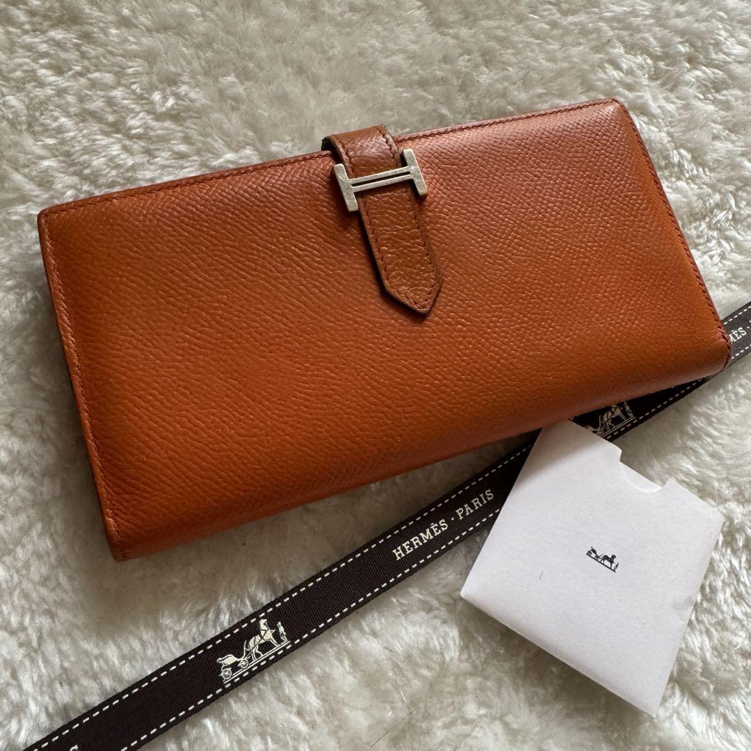美品】 331 HERMES エルメス ベアン スフレ 2つ折り長財布 美品】 331 HERMES エルメス ベアン スフレ 2つ折り長財布