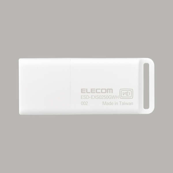 外付けポータブルSSD 250GB 小型USBメモリタイプ USB3.2(Gen1)対応 読み込み最大400MB/s PlayStation 5対応: ESD-EXS0250GWH