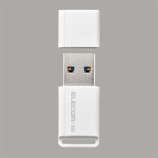 外付けポータブルSSD 250GB 小型USBメモリタイプ USB3.2(Gen1)対応 読み込み最大400MB/s PlayStation 5対応: ESD-EXS0250GWH