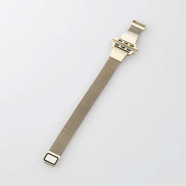 Apple Watch(41/40/38mm)用ミラネーゼバンド [&me] スリムタイプ マグネットバックル採用 フィット感が高い編み込み構造: AW-41BDSSMJGD