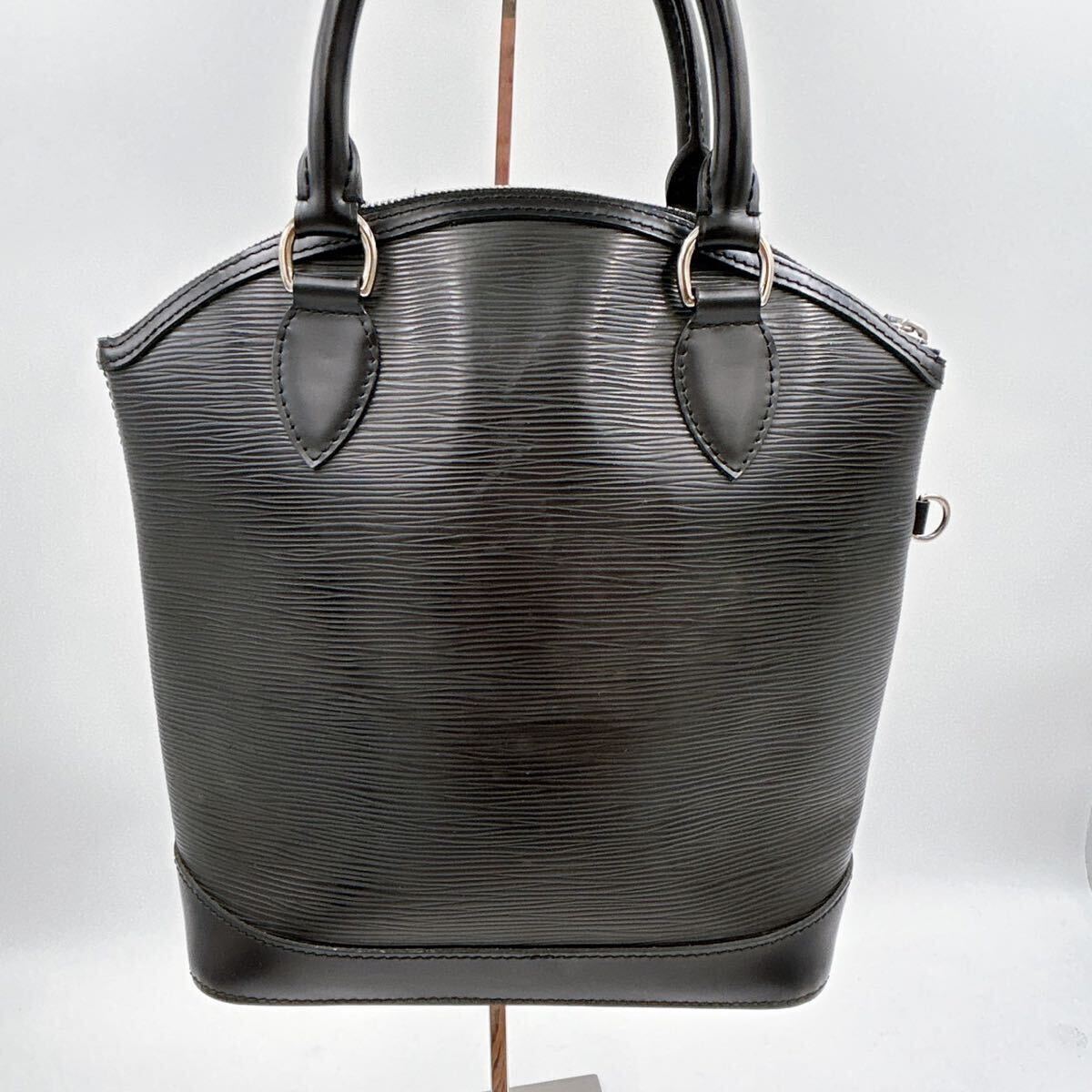 1円【美品】LOUIS VUITTON ルイヴィトン エピ ロックイット M4229J 黒 ホワイト レディース ハンドバッグ トートバッグ 