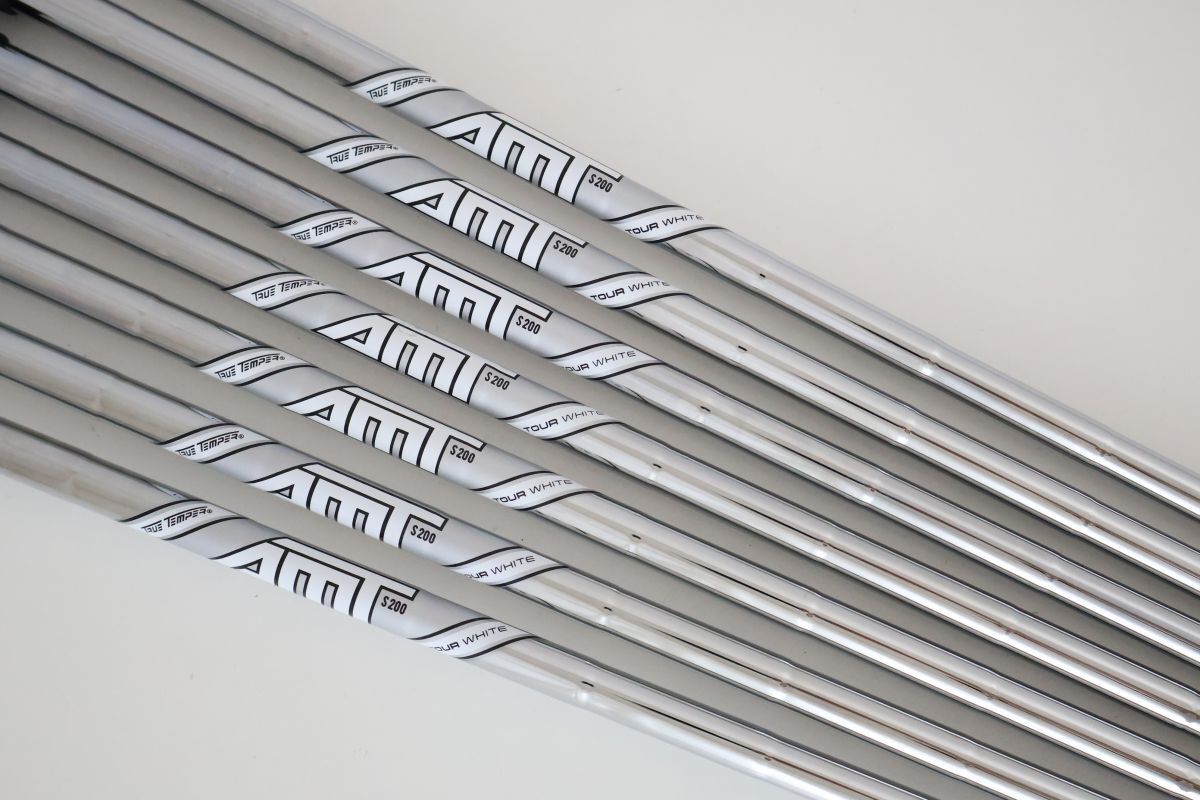 ●1円〜！【アイアン用　7本セット】トゥルーテンパー★AMT　ツアーホワイト　S200　シャフト　(67987
